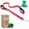 Frisco Traffic Leash with Padded Handles & Poop Bag Dispenser, Red, Length: 4-ft, Width: 1-in + Refill Dog Poop Bags, Scented, 120 count 2 Frisco Traffic Leash with Padded Handles & Poop Bag Dispenser, Red, Length: 4-ft, Width: 1-in + Refill Dog Poop Bags, Scented, 120 count -The Frisco Store 319522 MAIN. SY630 V1630623993