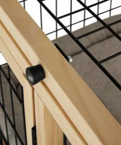 Frisco Collapsible Wood & Wire Cat Cage Playpen, 2 Level -The Frisco Store 323214 PT5. SY630 V1645480002