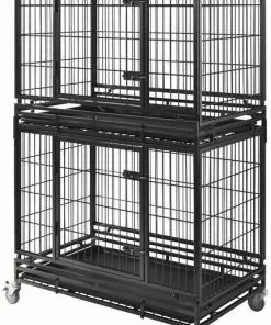 Frisco Ultimate Lightweight Heavy Duty Foldable & Stackable Steel Metal Single Door Dog Crate -The Frisco Store 326416 PT5. SY630 V1646859692