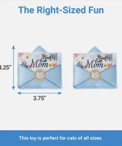 Frisco Mother's Day Card Felt Cat Toy with Catnip, 2 count -The Frisco Store 327025 PT1. SY630 V1647618085