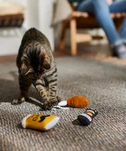 Frisco Dad's Essentials Plush Cat Toy with Catnip, 3 count -The Frisco Store 327031 PT3. SY630 V1648667368