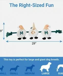 Frisco Mother's Day Gnomes Plush with Rope Squeaky Dog Toy 6 Frisco Mother's Day Gnomes Plush with Rope Squeaky Dog Toy -The Frisco Store 327037 PT1. SY630 V1647618088