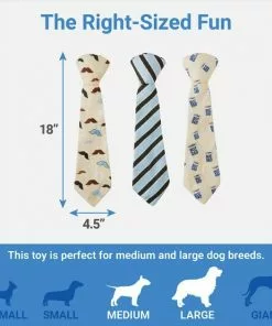 Frisco Ties Plush Dog Toy, 3 count -The Frisco Store 327043 PT1. SY630 V1648563985