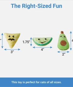 Frisco Guacamole Bowl Cat Toy with Catnip, Medium, 4 count -The Frisco Store 327059 PT1. SY630 V1645204889