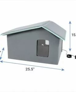 Frisco Extra Wide Indoor Heated Cat House -The Frisco Store 329527 PT1. SY630 V1643987030