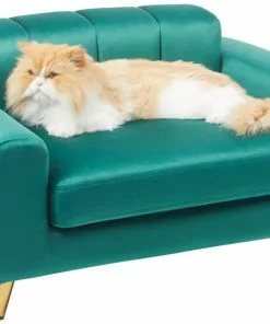 Frisco Elevated Art Deco Dog & Cat Sofa Bed with Removable Cover -The Frisco Store 331621 PT2. SY630 V1643927253