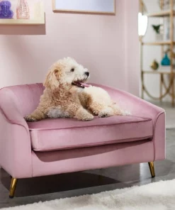 Frisco Elevated Curved Dog & Cat Sofa Bed with Removable Cover