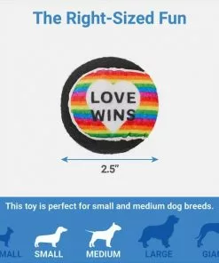 Frisco Pride Squeaking Tennis Ball Dog Toy, 3 count -The Frisco Store 331644 PT1. SY630 V1649784996