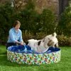 Frisco Outdoor Dog Swimming Pool, Hawaiian Print -The Frisco Store 331651 MAIN. SY630 V1646178552