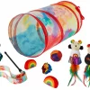 Frisco Pride Plush, Teaser, Ball, Tunnel Variety Pack Cat Toy with Catnip, 10 count 2 Frisco Pride Plush, Teaser, Ball, Tunnel Variety Pack Cat Toy with Catnip, 10 count -The Frisco Store 331696 MAIN. SY630 V1649086619