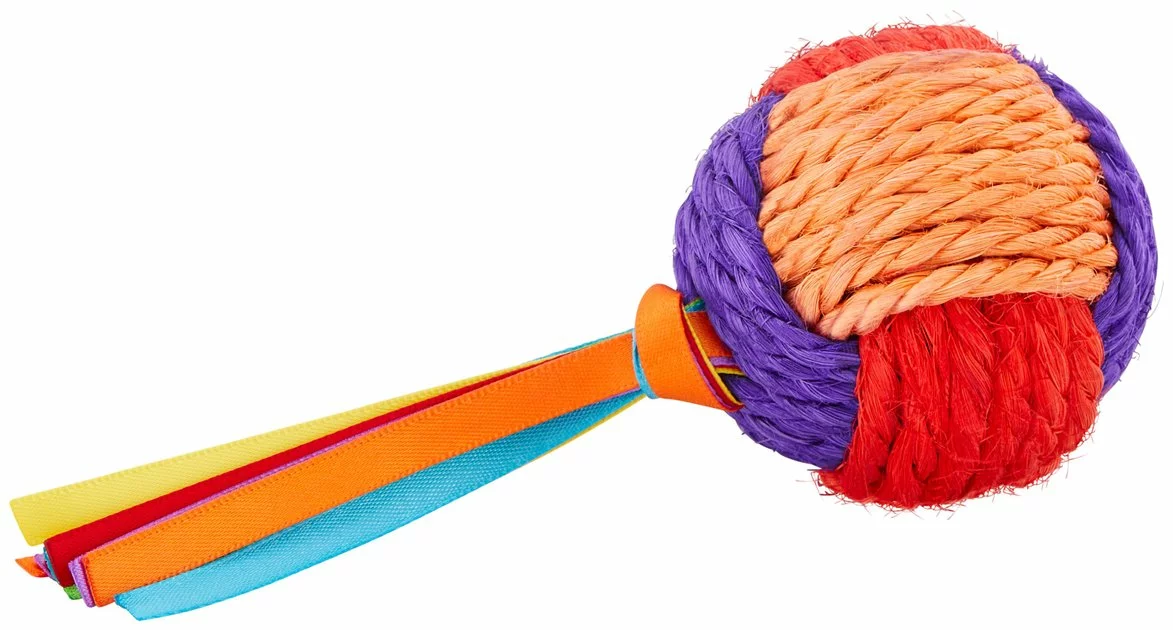 Frisco Pride Rainbow Sisal Ball Cat Toy 3 Frisco Pride Rainbow Sisal Ball Cat Toy