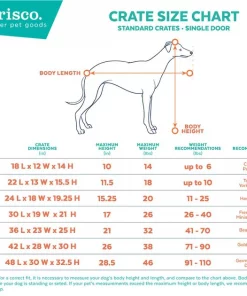 Frisco Fold & Carry Single Door Collapsible Wire Dog Crate -The Frisco Store 88792 PT2. SY630 V1621952540