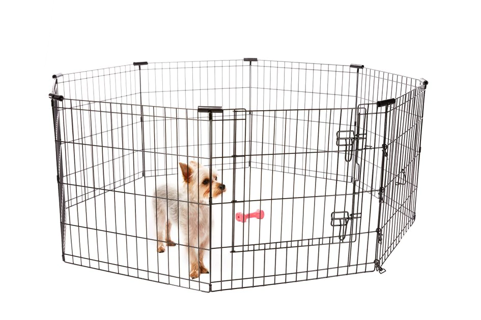 Frisco Wire Dog & Small Pet Exercise Pen with Step-Through Door 3 Frisco Wire Dog & Small Pet Exercise Pen with Step-Through Door