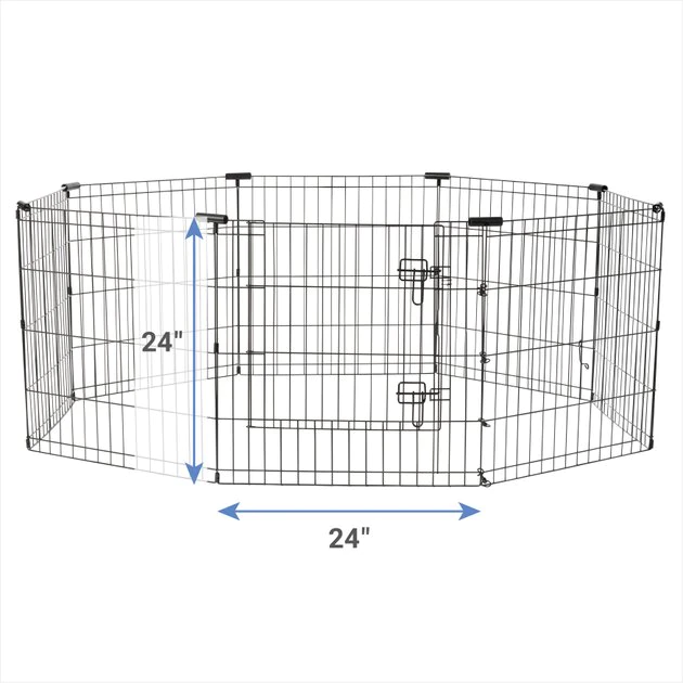 Frisco Wire Dog & Small Pet Exercise Pen with Step-Through Door 4 Frisco Wire Dog & Small Pet Exercise Pen with Step-Through Door - Image 2